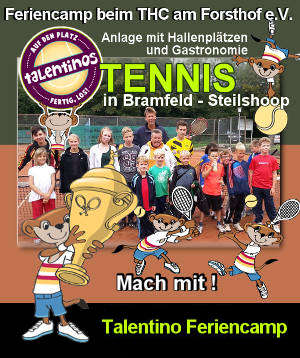 Tennis - Feriencamp Sommerferien 2016