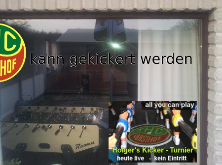 Kickern - Tischfussball im Forsthof bei Mariola