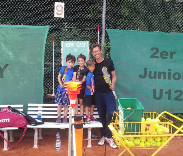 2er Junioren U12 mit Roland