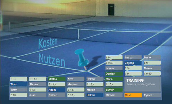 Tennis - Reservierungssystem als Open Source - Buchungssystem fürTennisplätze