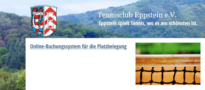Reservierungssystem beim TC Eppstein e.V.