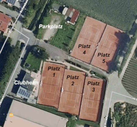Reservierungssystem - Plätze beim TTC Pfaffenweiler e.V.