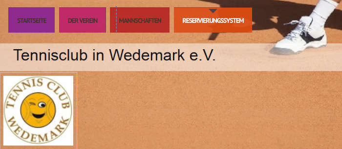Reservierungssystem beim TC in Wedemark e.V.
